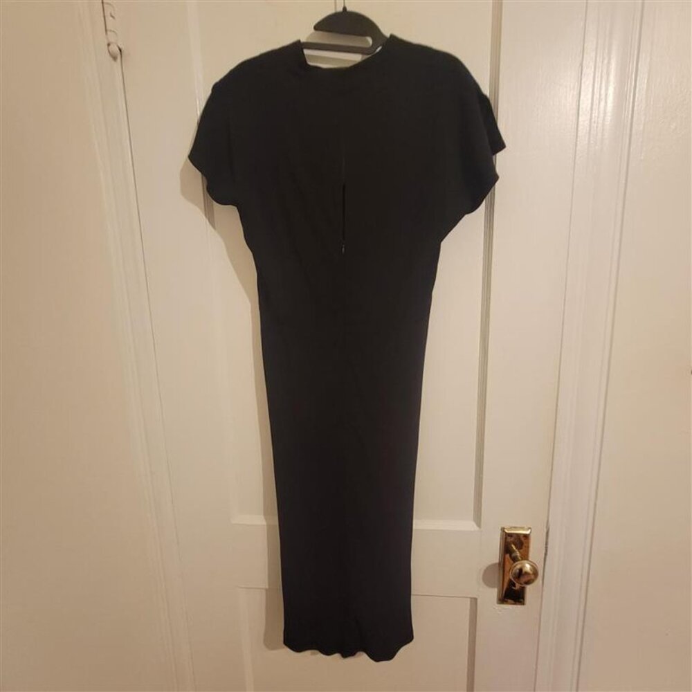 Ralph Lauren Black Crepe Dress - Picture 4 of 5